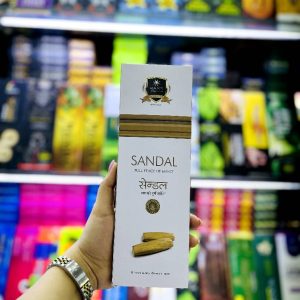 عود دست ساز آلوکیک ALAUKIK محصول کشور هندوستان با رایحه چوب صندل SANDAL