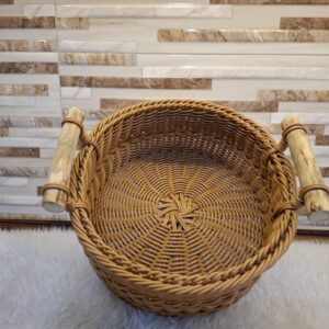 سبد میوه دسته چوبی